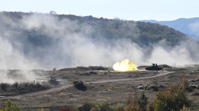 Вежба тенковског батаљона Т-72М