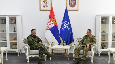 Meeting with KFOR Commander