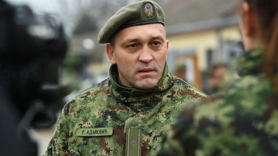 Commander, 17th Mechanized Battalion, Major Rade Adamović