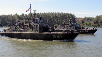 Tactical Exercise of River Units of Serbia and Hungary