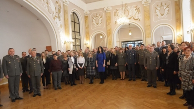 Reception for the awarded SAF members