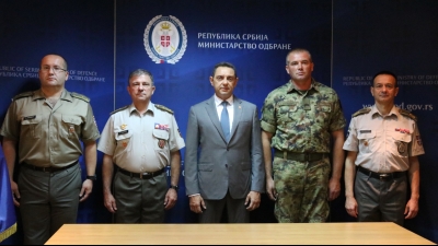 Reception for Corporal Slaviša Stojanović