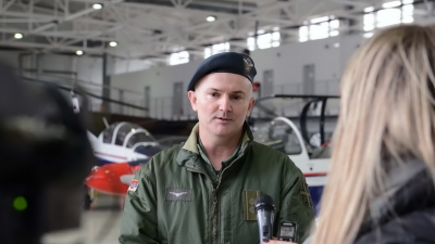 Assistant Director, Flight Tests, Lt. Colonel Zoran Lunić