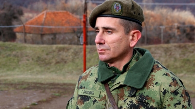 Baza Veliki trn u kopnenoj zoni bezbednosti: potpukovnik Grujica Vuković