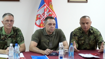 Minister of Denfence Aleksandar Vulin