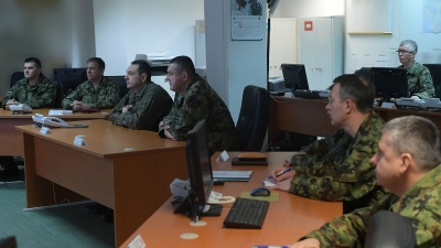 Visiting the Defence Operations Centre