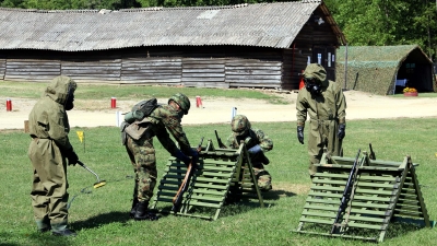 Training of the Students of the 14th Class of Basic NCO Course