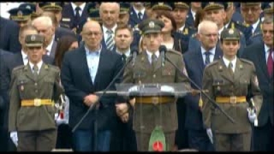 Speec by Second Lieutenant Lazar Stojnić