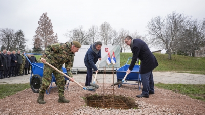 Полагање камена темељца за зграду Министарства одбране и Генералштаба Војске Србије
