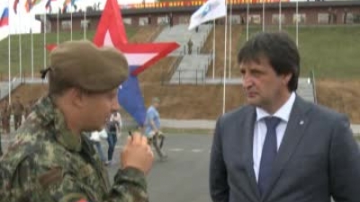 Minister Gašić at the Closing Ceremony of the Tank Biathlon