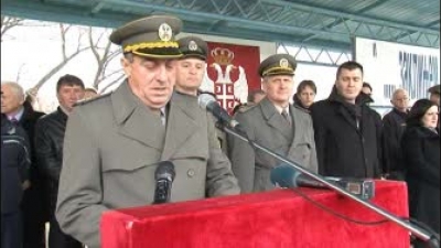 Address by General Diković in Sombor
