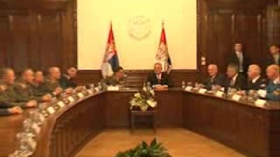 Reception by the Serbian President