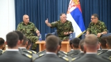Начелник Генералштаба са будућим официрима Војске Србије