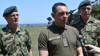 Minister of defence Aleksandar Vulin