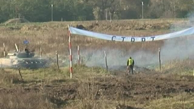 In 3rd Training center and shooting ground 