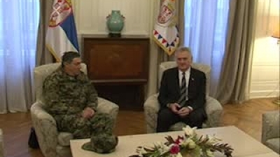 Meeting of the Serbian President Nikolić and General Diković
