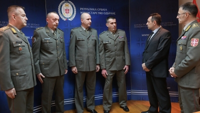 Reception for SAF Members who Saved the Life of a Citizen of Resavica