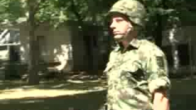 Awarding sabres and diplomas