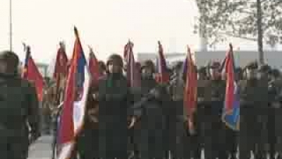 Parade of the Army members