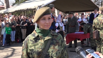 Soldier Milica Jovanović
