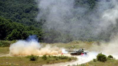 Preparation for “Tank Biathlon”