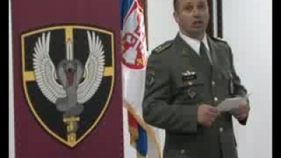 Обраћање команданта „Кобри“ и уручење поклона 