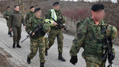 Commander of the 3rd Military Police Battalion, Major Stevan Vučić